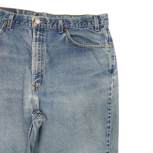 Vintage Levi's 550 Made In USA Relaxed Jeans 40x26 (Re-Hemmed) READ! - Picture 11 of 16